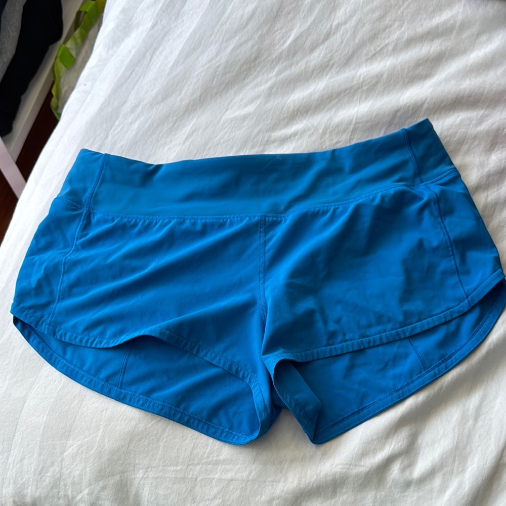 Lululemon Vibrant Blue Athletic Shorts
